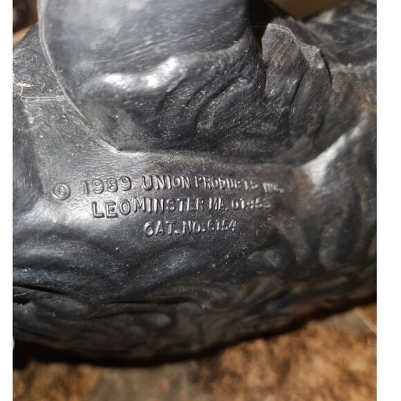 Vintage 1989 Union Products Lamb Black Sheep Blow Mold Nativity Christmas READ - Picture 3 of 4